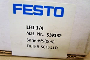 FESTO LFU-1/4 539132 Filter Schalld 1173OMF - Picture 1 of 3