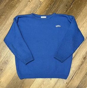Vintage Espirit Ribbed Sweater Women’s Sz. 38 | Wool Blend Blue Casual Preppy - Picture 1 of 8