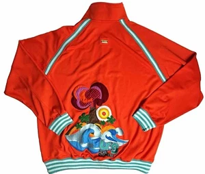 Giacca LRG Y2K 4XL arancione fresca outdoor vulcano lava street full zip pista ottime condizioni - Foto 1 di 15