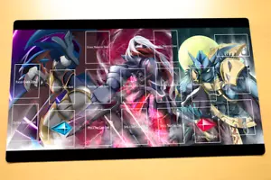 No.1663# Yugioh TCG D D D Deck Card Games Playmat King d Arc Siegfried Beowulf - Picture 1 of 3