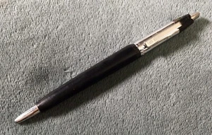 Seltener Vintage Schwarz & Chrom Parker Eversharp Kugelschreiber, Made In USA - Bild 1 von 5