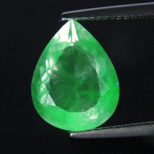 Piedra preciosa fenomenal natural más rara de 3,86 quilates con forma de pera de ópalo hialita - Imagen 1 de 10