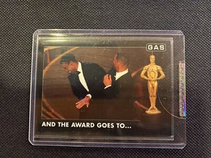 G.A.S. Trading Cards "SHOCK DROP" Award goes to Will Smith Oscars Chris Rock Gas