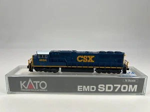 Locomotora diésel Kato escala N #176-7602 CSX SD70M #4694 L/N - Imagen 1 de 13