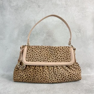 FENDI One-shoulder bag Leopard Baby pink unborn calf Authentic - Picture 1 of 24