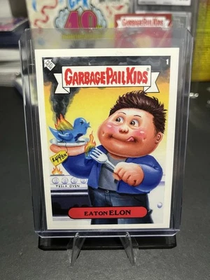 GARBAGE PAIL KIDS  2022 WAS THE WORST EATON ELON 💎💎💰💰⚡️🔥💥 - Image 1 of 2