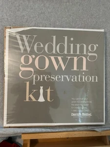 DAVID'S BRIDAL Pre-Paid Wedding Gown Preservation Box Kit NWT MSRP $189 - Picture 1 of 11