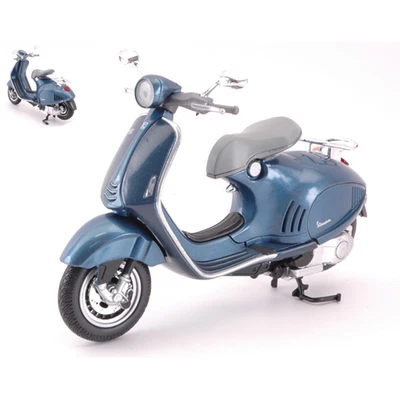 VESPA 946 2013-15 BLUE 1:12 New Ray Moto Modellino Nuovo - Immagine 1 di 3