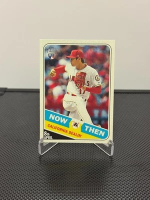 2018 Topps Heritage High Number - Now & Then Shohei Ohtani #NT-11 (RC) - Image 1 of 2