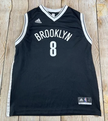 Adidas Brooklyn Nets Deron Williams #8 NBA Black Jersey Youth Size Large - Image 1 of 4