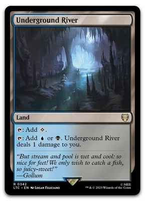 Underground River #342 (NM) Lord of the Rings LTC Magic MTG - Image 1 of 2