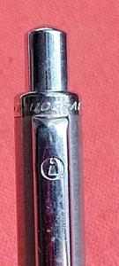 ESLOT Ballograf Sweden Click ballpoint Pen metal, Original Refill - Dry Ink VTG - Picture 1 of 5