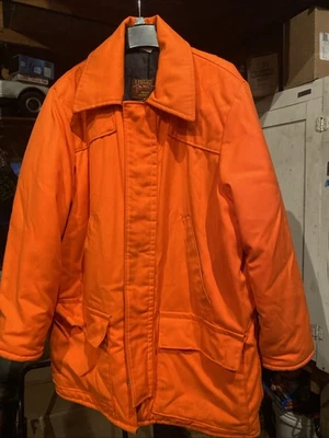 Walls Blizzard Pruf insulated Orange Coat With Hood - Image 1 of 4