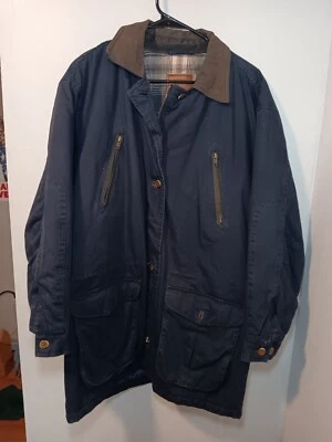 DE COLECCIÓN Arizona Jeans Chaqueta Para Hombres 1X Manta Forrada Cuero Cuello Abrigo Foto 1 de 4