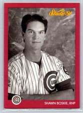 1991 Studio Shawn Boskie #152   Chicago Cubs