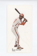 1974 Johnny Pro Philadelphia Phillies Stand-Ups Willie Montanez #27