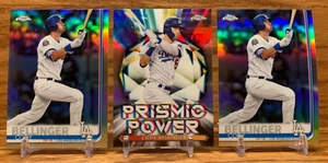 LOTE CODY BELLINGER Prismic Power + Refractor | 2019 + 2021 Topps Chrome Cubs - Imagen 1 de 2