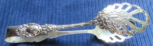 Lucerne Wallace Sterling Ice Tong 7" No Mono! Old! MINT! - Picture 1 of 5