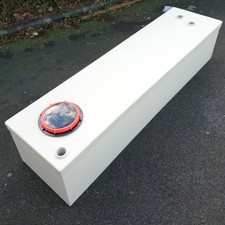 water boat tank tanks narrow ebay litre waste sloping holding base