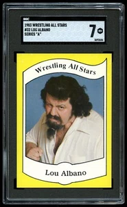 Lu Albano 1983 Wrestling All Stars #32 SGC 7 casi nuevo - Imagen 1 de 2