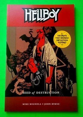 DARK HORSE HELLBOY SEMENTE DE DESTRUIÇÃO MIKE MIGNOLA 3ª IMPRESSÃO 2003 - Imagem 1 de 2