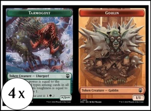 MTG - 4 x Tarmogoyf / Goblin Token - Modern Horizons 3 - Picture 1 of 2