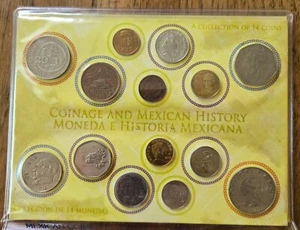 COINAGE AND MEXICAN HISTORY SET - Picture 1 of 3