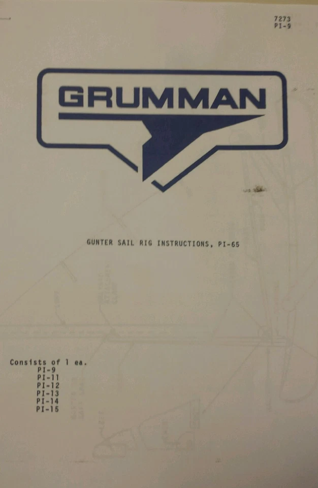 Grumman Aluminum Canoe Gunter Sail Rig Instructions - Image 1 of 2