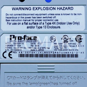 (USATO) Pannello grafico Pro-face AGP3600-T1-D24 spedizione gratuita "FedEx" intl'! - Foto 1 di 5