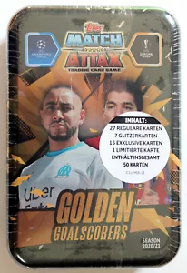 Topps Match Attax Champions League 2020/2021 MEGA TIN GOLDEN GOALSCORERS mit LE - Bild 1 von 3