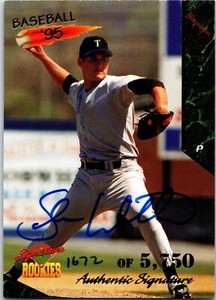 1995 Signature Rookies Signatures Shannon Withem Rookie Auto /5750 Trenton K44