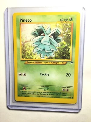NM Pokemon Neo Destiny PINECO 77/105 Non Holo Off Center Miscut Error - Image 1 of 3