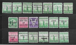 Georgia Precancels - 19 francobolli guerra e difesa - Foto 1 di 1