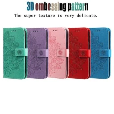 HOT Luxury Leather Wallet Flip Case Cover For Samsung S24 S23 S22 S21 Ultra Plus - Image 1 of 4