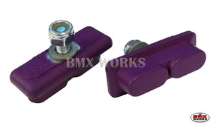Kool Stop BMX Continental Purple Brake Pads - Sold In Pairs Old School BMX Tuffs - Picture 1 of 1