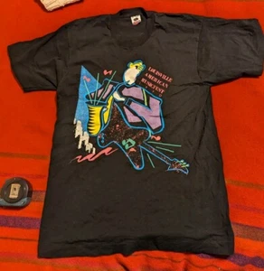 Vintage 1990 Louisville American Music fest 90s black T Shirt L USA  - Picture 1 of 7