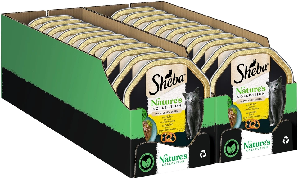Schale Nassfutter für Katzen Nature’s Collection in Sauce mit Huhn 2 x 11 x 85g - Bild 1 von 4