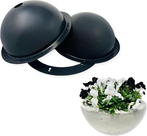 AUTUMN Hollow Half-Sphere Concrete Mold Set - Create Bowls 16" Outer 1" Thick - Picture 1 of 6