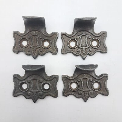 Antiguo/Vintage Eastlake Marco de Ventana Elevadores Hierro Fundido Ventana Hardware Lote de 4 Foto 1 de 4