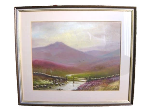 Vintage framed original landscape oil painting by Wales artist Harold Lovelock - Picture 1 of 7