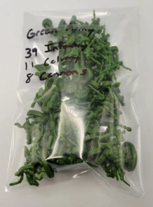 Risk 2003 Edition Game Replacement Pieces Green Army - Picture 1 of 1