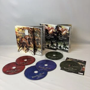 Funimation Attack On Titan Seasons 1 & 2, CIB 6 DVD Set Bundle Episodes 1-37 - Picture 1 of 9