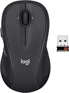 Logitech M510 Wireless Laser Mouse for PC/MAC with Unifying Receiver - Gray - Picture 1 of 3