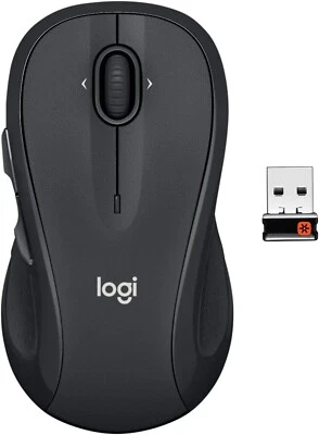 Logitech M510 Wireless Laser Mouse for PC/MAC with Unifying Receiver - Gray - Image 1 of 4
