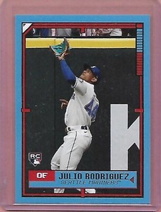Julio Rodriguez 2022 Topps Throwback Thursday TBT Variation SP RC Marines #119