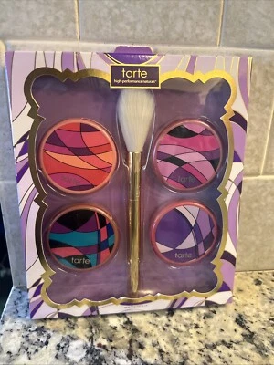 TARTE Sculpted Cheeks Amazonian Clay Set & brush RARE & LIMITED EDITION NEW - Image 1 of 4