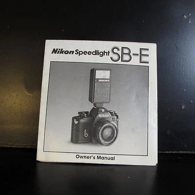 Used Nikon Speedlight SB - E speedlight Flash  Manual O401302 - Image 1 of 2