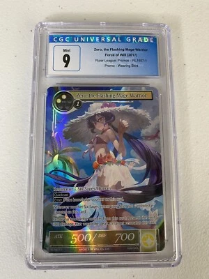 CGC 9 Mint foil full art promo skirted zero, the flashing mage FOW Force of will - Image 1 of 3