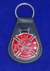 Schlüsselanhänger Firefighter Leder # Feuerwehr #2
