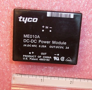 QTY (1) ME010A TYCO DC/DC CONVERTER 10W IN - 48V OUT - 5V @ .2A - Picture 1 of 4